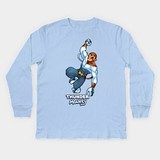 Thunder Monkey Kids Long Sleeve T-Shirt